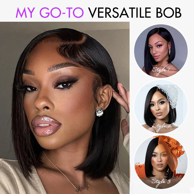 Premium Glueless Bob Wig with HD Lace – Lightweight, Comfortable & Salon Perfect