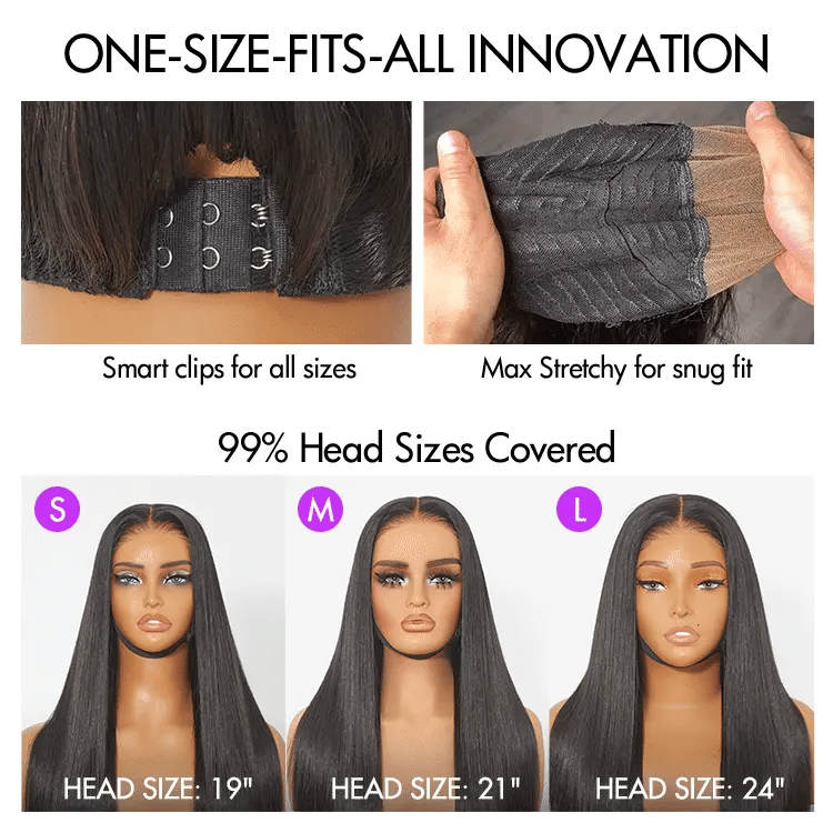 Wand Curly All-Day Comfort™ Wig 180% Density Bouncy  7x6 Closure HD Glueless Wig